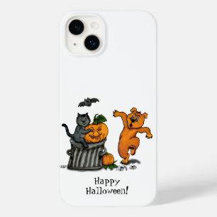 Happy Halloween! Cat Bat Dog and Spider Case-Mate iPhone 14 Plus Case