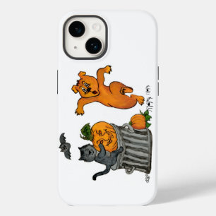 Happy Halloween! Cat Bat Dog and Spider iPhone Case