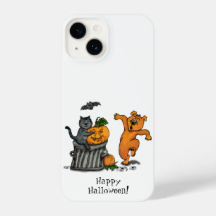 Happy Halloween! Cat Bat Dog and Spider iPhone 14 Case