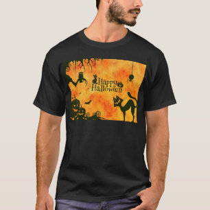 happy halloween cat T-Shirt
