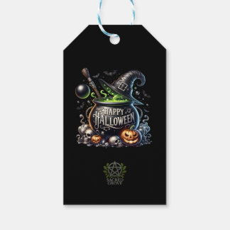 Happy Halloween Cauldron Gift Tags
