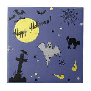 Happy Halloween Ceramic Tile