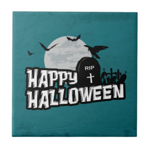 Happy Halloween Ceramic Tile