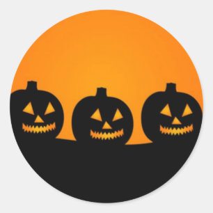 Happy Halloween Classic Round Sticker