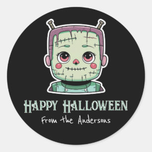 Happy Halloween   Classic Round Sticker