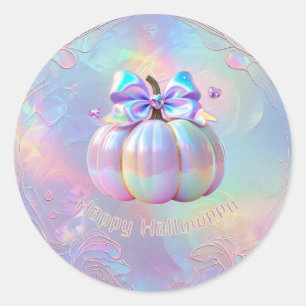 Happy Halloween Classic Round Sticker