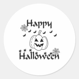 Happy Halloween                                    Classic Round Sticker