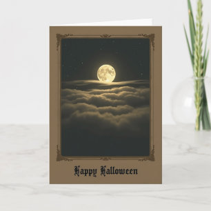 Happy Halloween Clouds Card