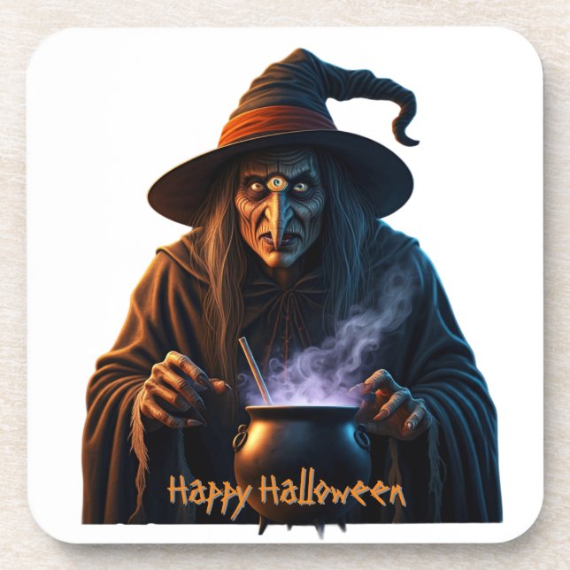 Happy Halloween  Coaster (Front)