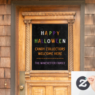 Happy Halloween colorful funny spooky custom text 