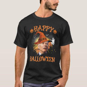 Happy Halloween Confused Anti Joe Biden Men Women T-Shirt