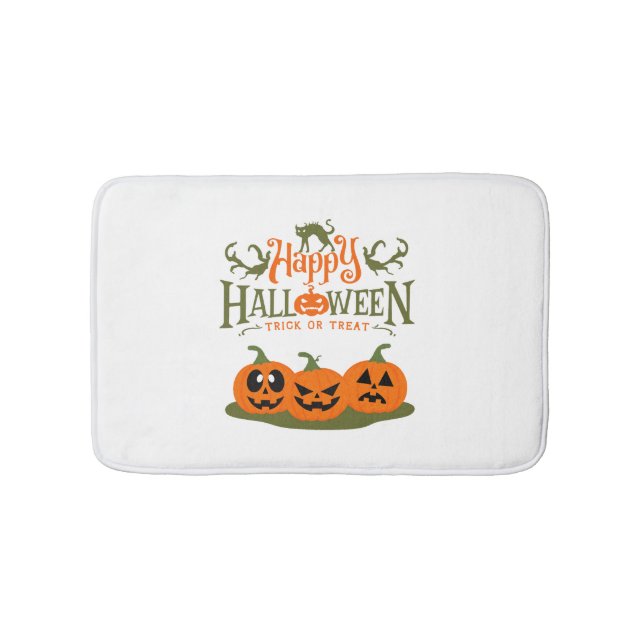 Happy Halloween - Cool Halloween Bath Mat (Front)