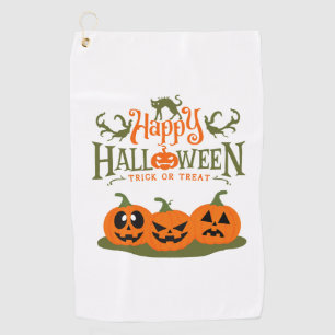 Happy Halloween - Cool Halloween Golf Towel