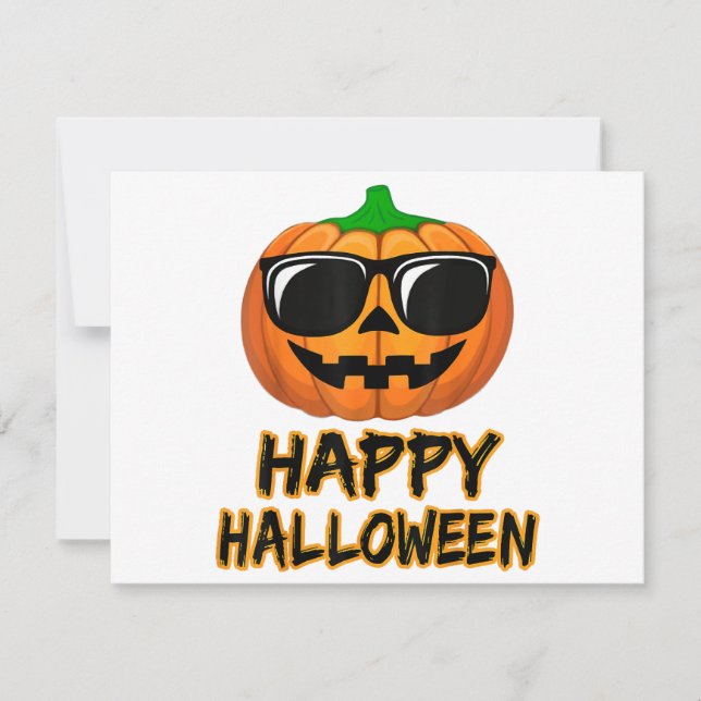 Happy Halloween Costume Funny Pumpkin (Front)