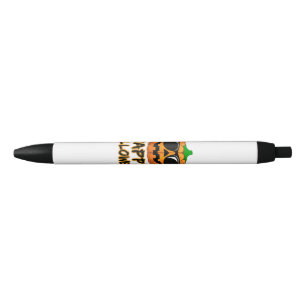 Happy Halloween Costume Funny Pumpkin Black Ink Pen