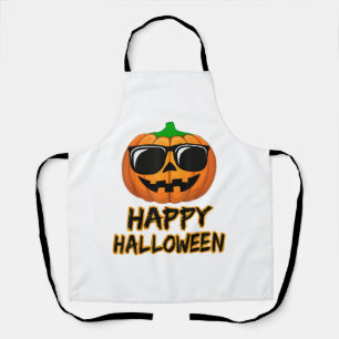 Happy Halloween Costume Funny Pumpkin Men Women Bo Apron