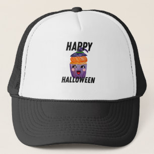 Happy Halloween Costume Halloween Cupcake Trucker Hat