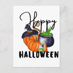Happy Halloween Costume Halloween Decor Postcard