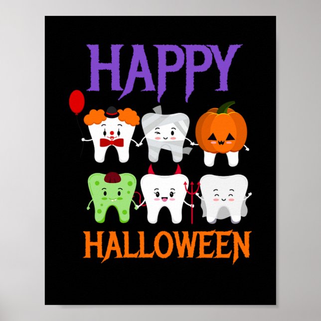 Happy Halloween Costume Tooth Fairy Poster (Front)
