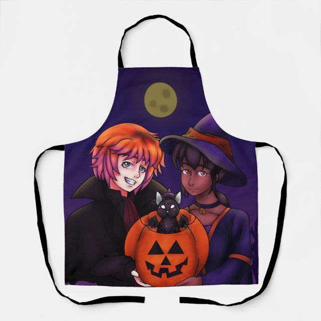 Happy Halloween Costumes Apron (Front)