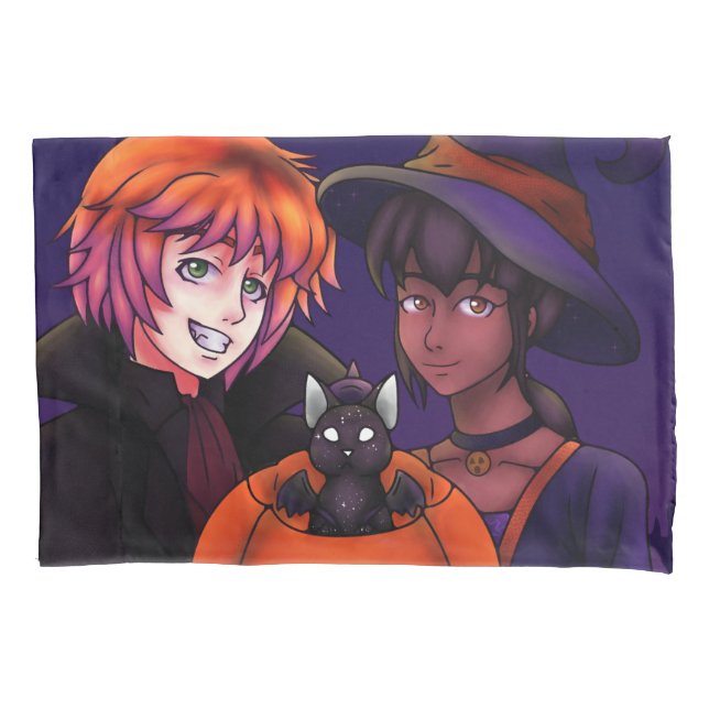 Happy Halloween Costumes Pillowcase (Front)