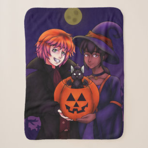 Happy Halloween Costumes Sherpa Blanket