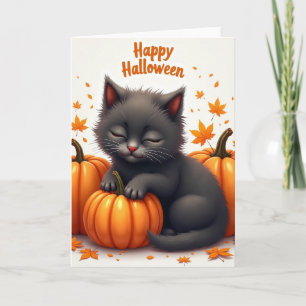 Happy Halloween Cosy Creature Card