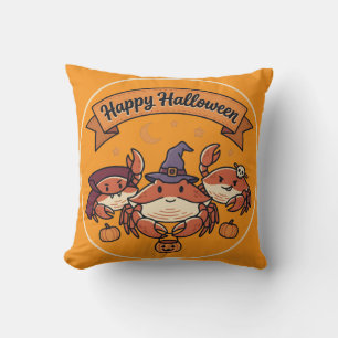 Happy Halloween Crabs Cushion
