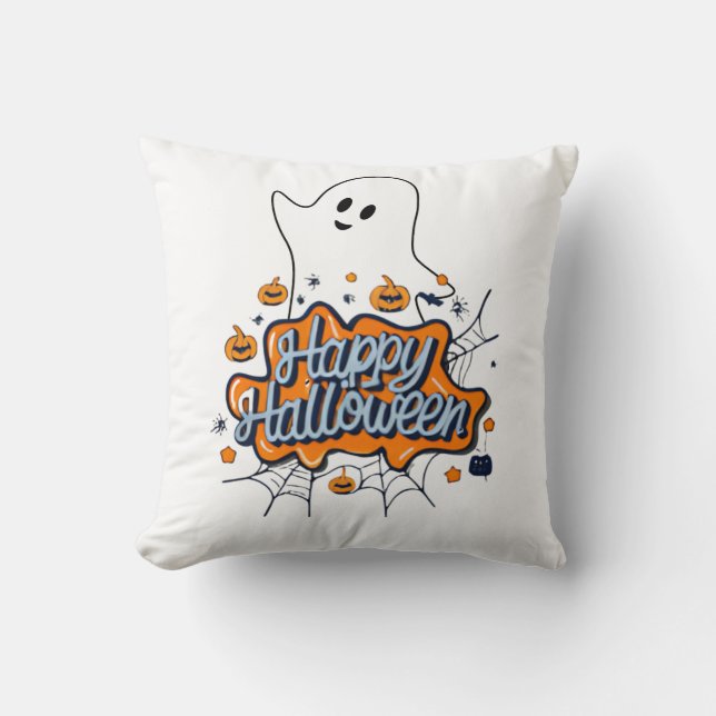 Happy Halloween  Cushion (Front)