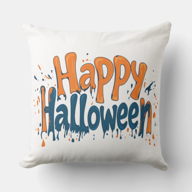 🎉 Happy Halloween Cushion (Front)