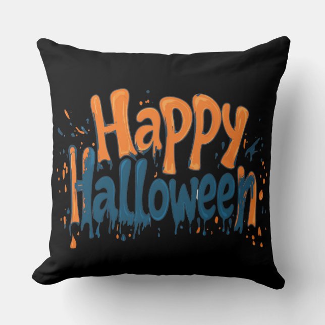 🎉 Happy Halloween Cushion (Front)
