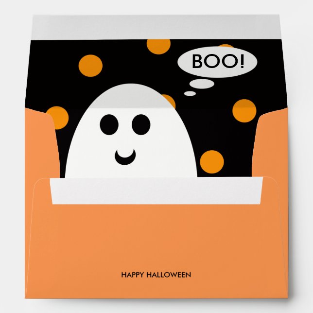 Happy Halloween Custom Envelope (Back (Bottom))