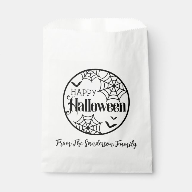 Happy Halloween - Custom Halloween Favour Bag (Front)