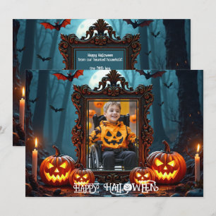 🎃 Happy Halloween Custom Photo card