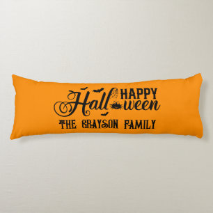 Happy Halloween Custom Spooky Decor Body Cushion