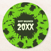 Happy Halloween Custom Text Dark Creepy Crawlies