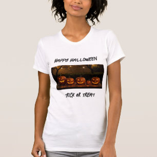 Happy Halloween, Cute Carved Pumpkins T-Shirt