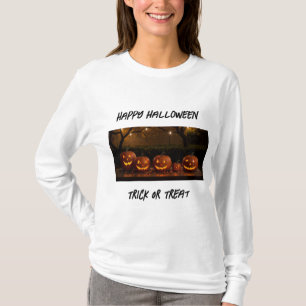 Happy Halloween, Cute Carved Pumpkins T-Shirt