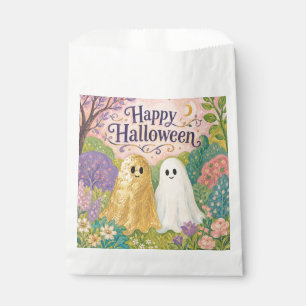 Happy Halloween Cute Ghost Flower Garden Favour Bag