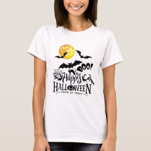 Happy Halloween Cute Ghost Funny T-Shirt