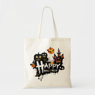 Happy Halloween Cute Ghost Funny Tote Bag