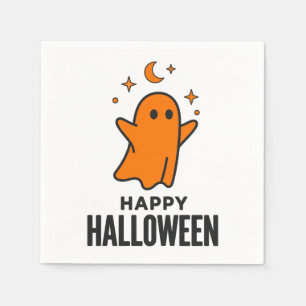 Happy Halloween Cute Ghost Napkin