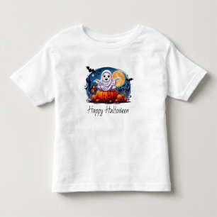 Happy Halloween Cute Halloween Scene Toddler T-Shirt