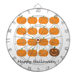Happy Halloween Cute Pumpkin Patch Dartboard