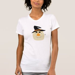 Happy Halloween Cute Scarecrow and Spider T-Shirt