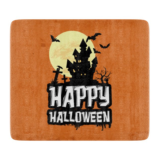 Happy Halloween Cutting Board (Front)