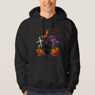 Happy Halloween Dachshund Pumpkin Wiener Doxie Dog Hoodie