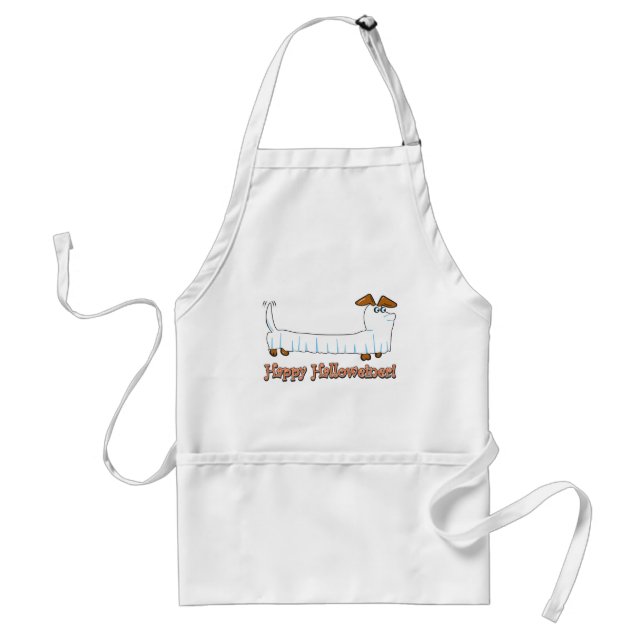Happy Halloween Dachshund Standard Apron (Front)