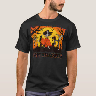 Happy Halloween Dance Skeleton Trick Or Treat T-Shirt
