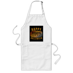 HAPPY HALLOWEEN DANCING SKELETON LONG APRON